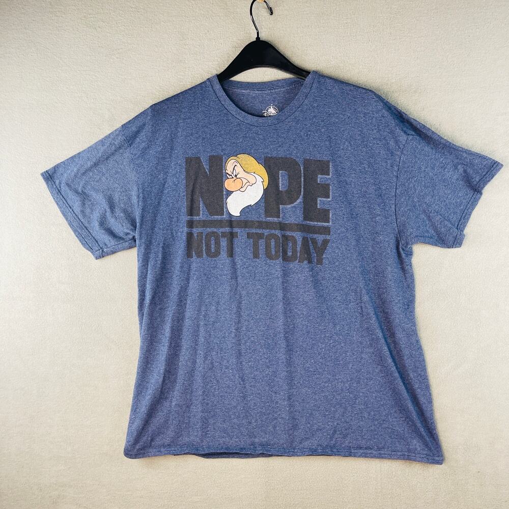 Disney Men’s XL Grumpy Nope Not Today T-Shirt